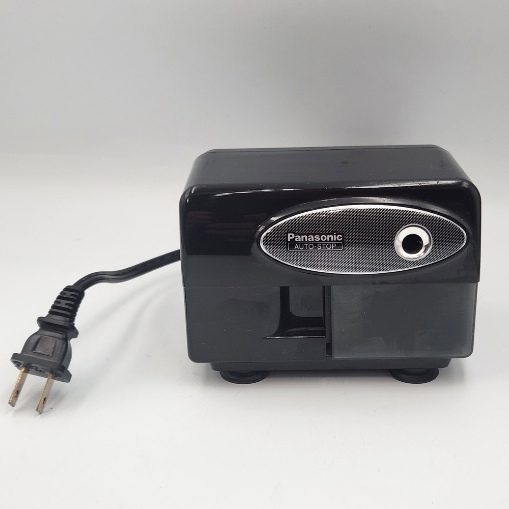 Panasonic Electric Pencil Sharpener KP310 Auto Stop Black Office School